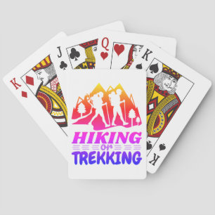 Hiking or Trekking Playing Cards