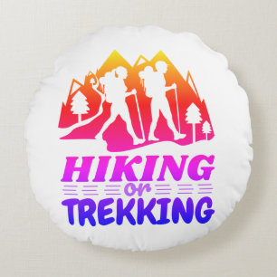 Hiking or Trekking Round Pillow