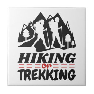 Hiking or Trekking Tile