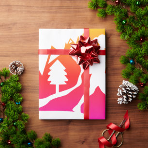 Hiking or Trekking Wrapping Paper