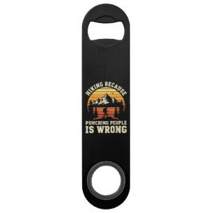 Hiking Outdoor Funny Hiker Bar Key