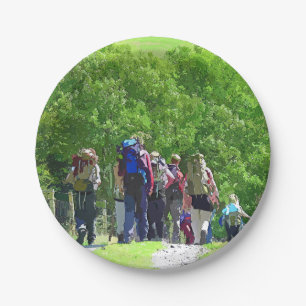 HIKING PAPER PLATE