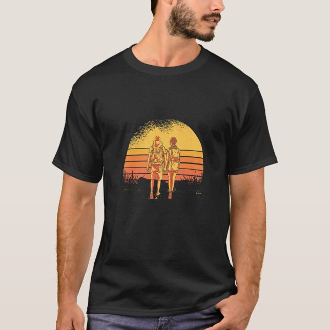 Hiking  Partner Hiking sunset T-Shirt (Front)