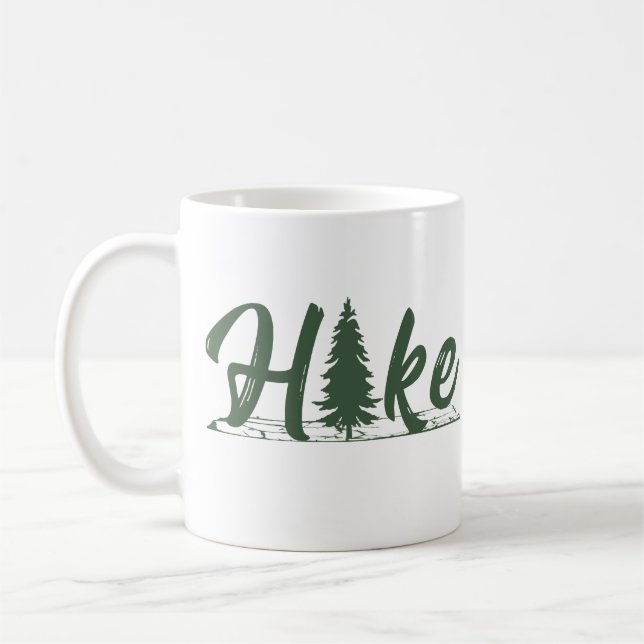 Hiking Pine tree Hikers gifts Coffee Mug (Left)