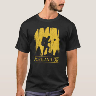 Hiking Portland Oregon Hiker Trip Souvenir T-Shirt
