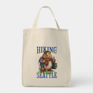 Hiking Seattle Tote Bag