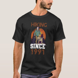 Hiking since 1991 T-Shirt