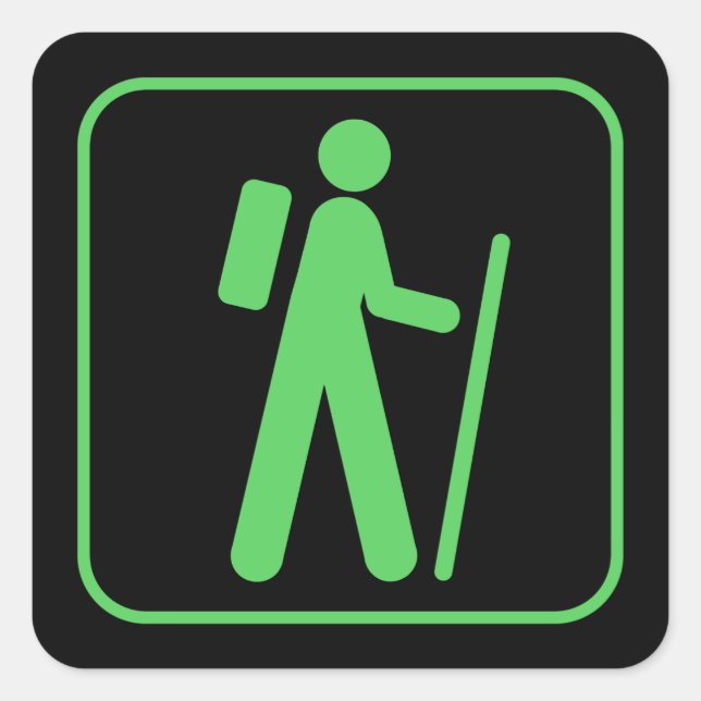 Hiking Sticker (Front)