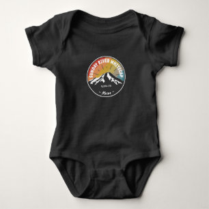 Hiking Sunday River Whitecap Maine Baby Bodysuit