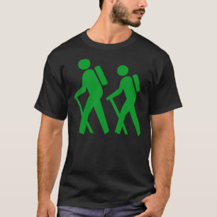 Hiking Symbol Hiking Symbol T-Shirt