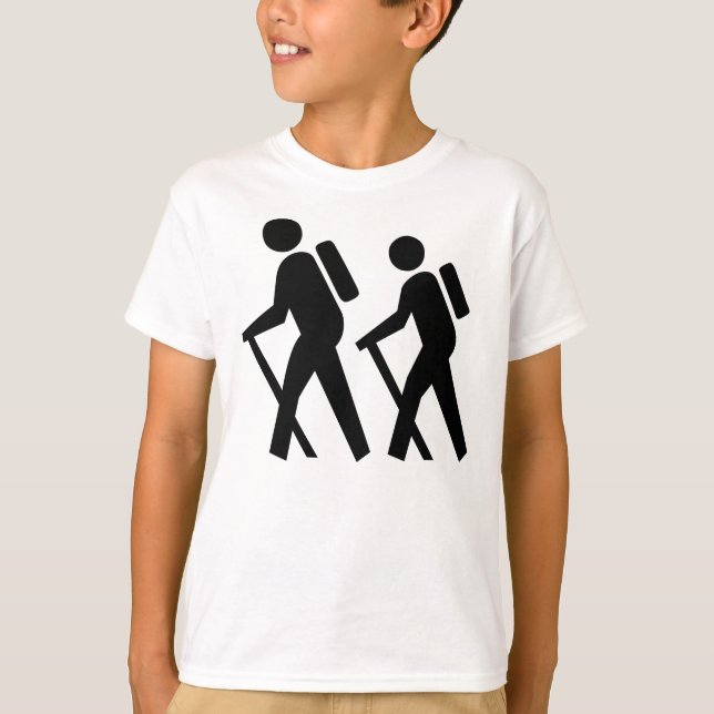 Hiking Symbol T-Shirt (Front)
