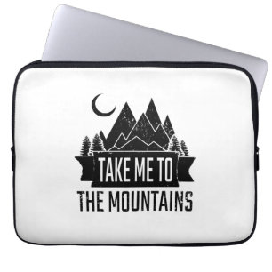 Hiking - Take Me To The Mountains Laptop Sleeve