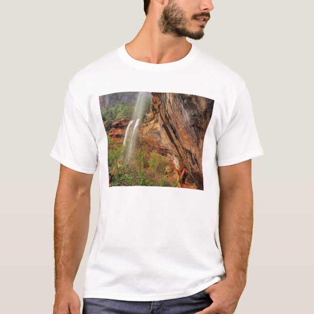 Hiking The Emerald Pools Trail in Zion National T-Shirt (Front)