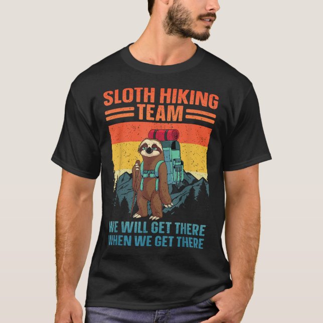 Hiking Themed For Men Women Kids Hiker Hike Gag  T-Shirt (Front)