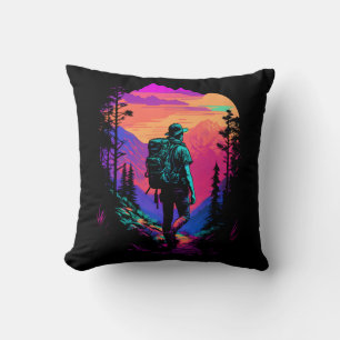 Hiking Throw Pillow