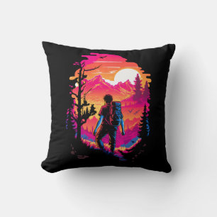 Hiking Throw Pillow