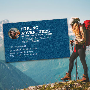 Hiking Trail Guide Business Card