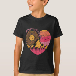 Hiking trekking hike more worry less  T-Shirt