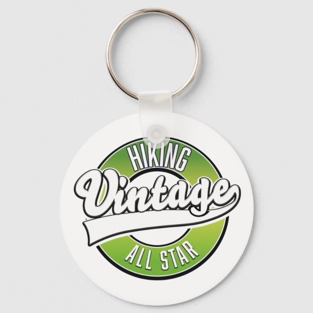 Hiking Vintage all star Keychain (Front)