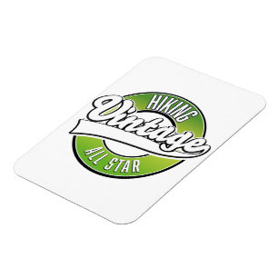 Hiking Vintage all star Magnet