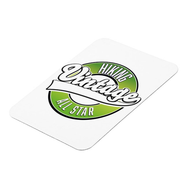 Hiking Vintage all star Magnet (Left Side)