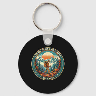 Hiking Walking Climbing Wilderness Camping  Keychain