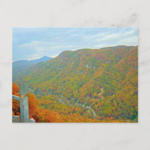 Hiking Way Up In The Mountains Postcard