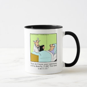 Hilarié Golf Cartoon Ringer Mug