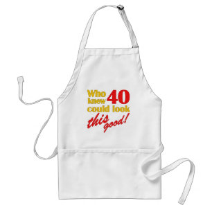 Hilarious 40th Birthday Gifts Standard Apron