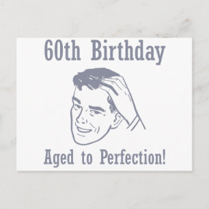 Hilarious 60th Birthday Gifts Postcard