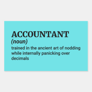Hilarious Accountant Definition Sticker