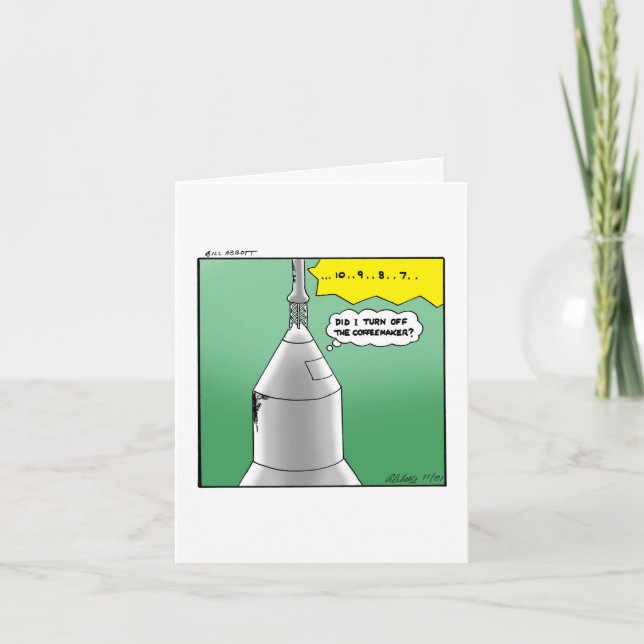 Hilarious Bon Voyage Greeting Card (Front)