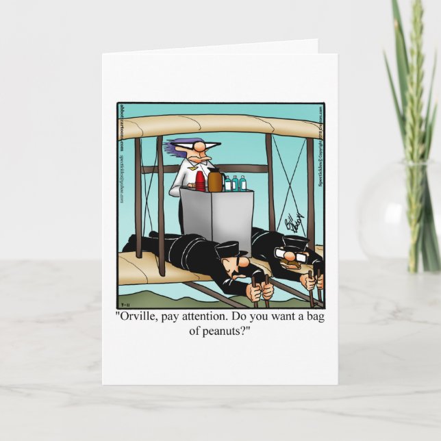 Hilarious Bon Voyage Greeting Card  (Front)