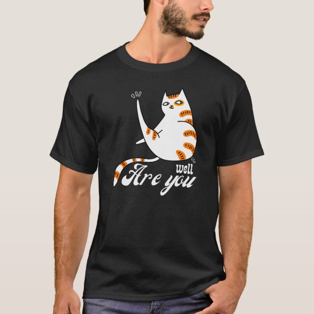 Hilarious Cat Adventure Tee Funny Feline (Front)