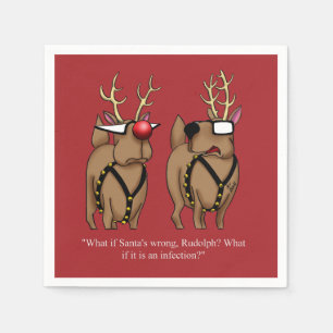 Hilarious Christmas Humour Party Napkins