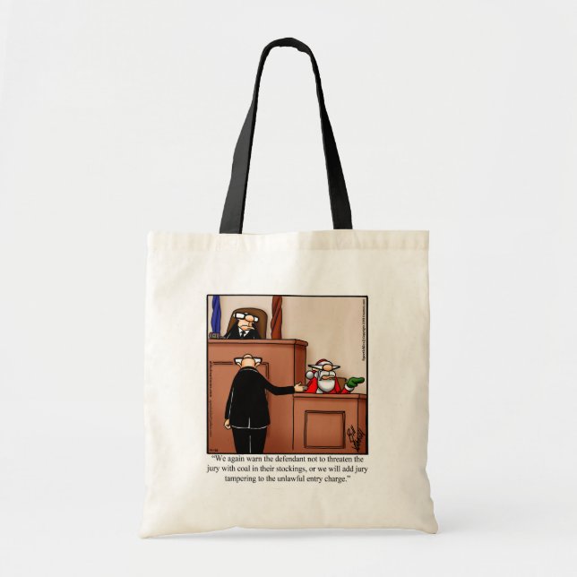 Hilarious Christmas Humour Tote Bag Gift (Front)