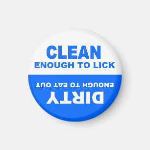 Hilarious Clean and Dirty Dishwasher Magnet