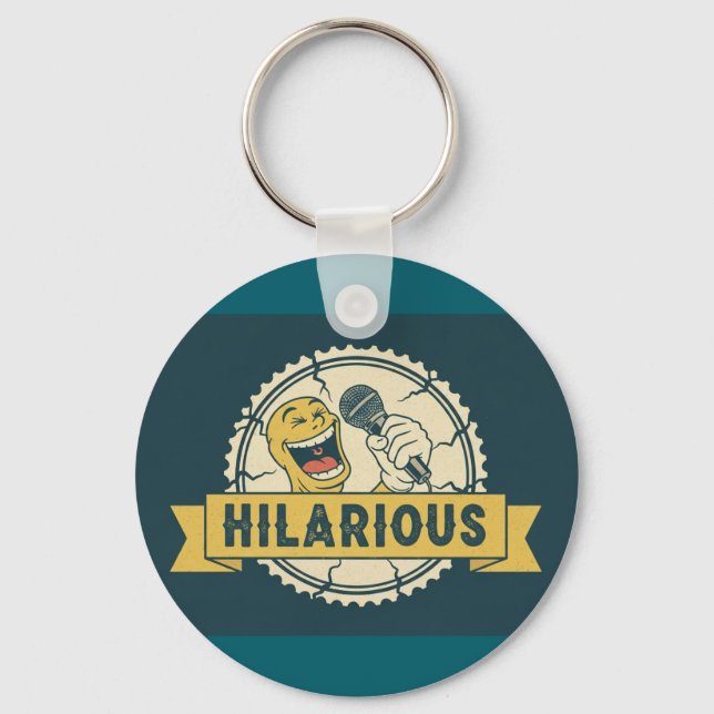 Hilarious Comedy Keychain (Front)