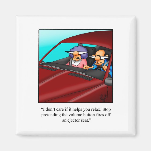 Hilarious Couple Humour Refrigerator Magnet (Front)