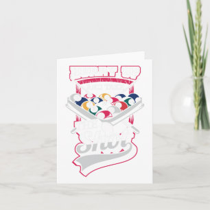 Hilarious Design For Snooker And 8 Ll Pool Fans - Card