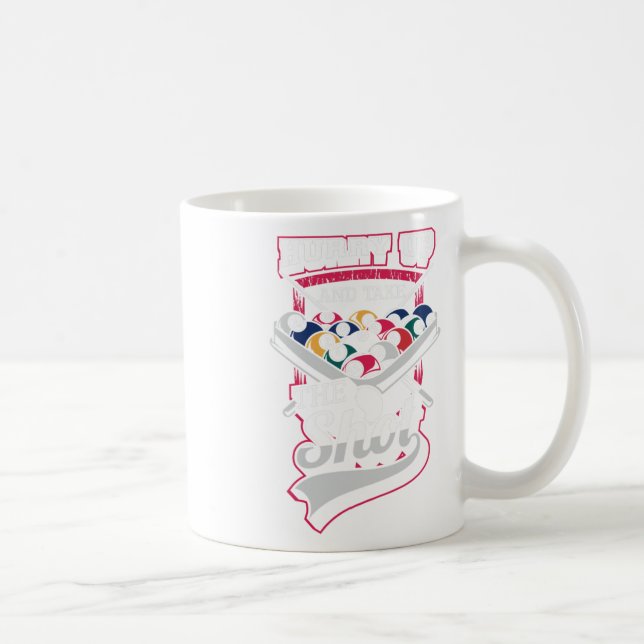 Hilarious Design For Snooker And 8 Ll Pool Fans -  Coffee Mug (Right)