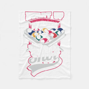 Hilarious Design For Snooker And 8 Ll Pool Fans - Fleece Blanket