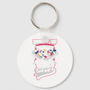 Hilarious Design For Snooker And 8 Ll Pool Fans - Keychain