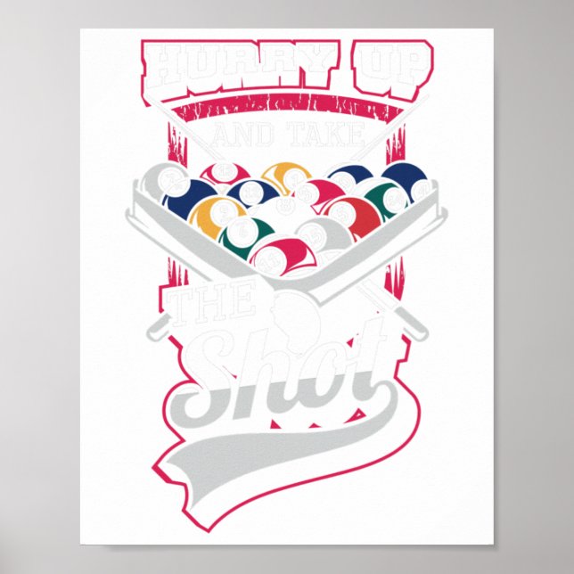 Hilarious Design For Snooker And 8 Ll Pool Fans -  Poster (Front)