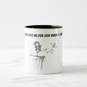 Hilarious Dog Lover  Two-Tone Coffee Mug