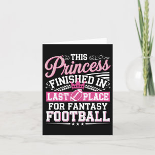 Hilarious Fantasy Football Loser Punishment Card