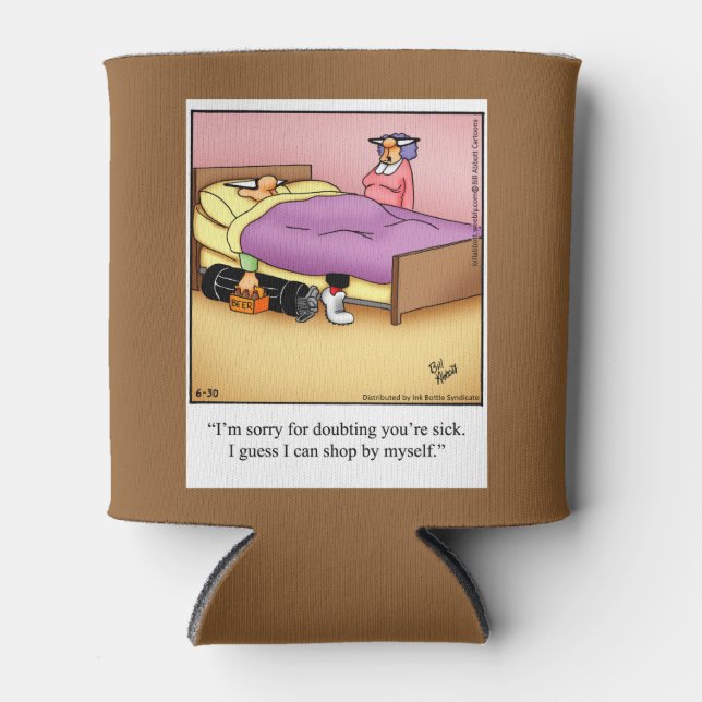 Hilarious Golf Humour Can Cooler Gift For Him (Front)