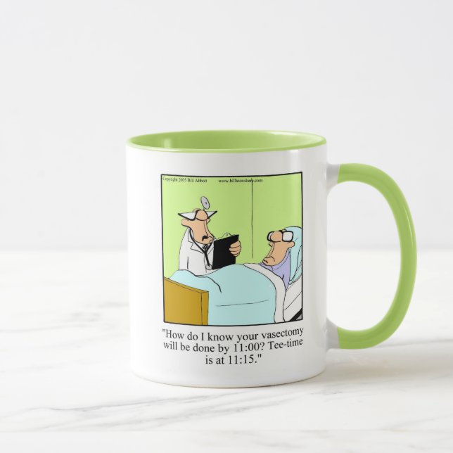 Hilarious Golf Humour Mug (Droite)