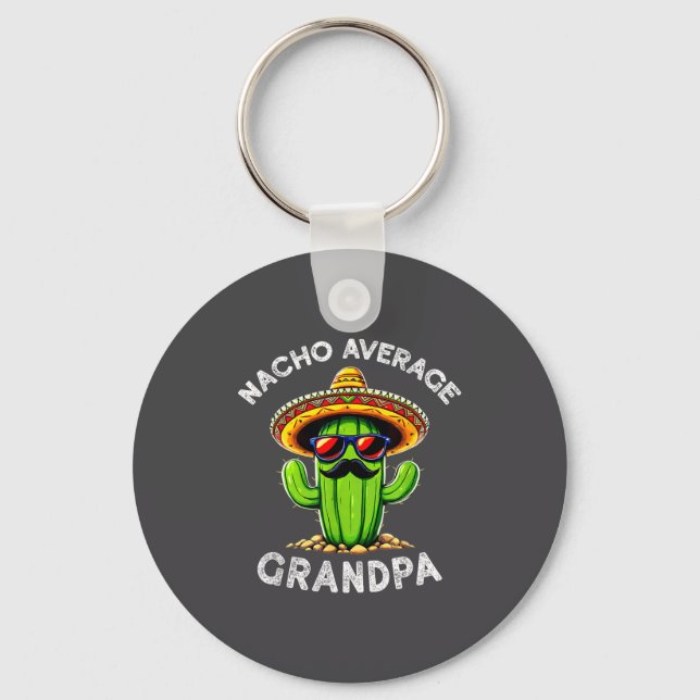 Hilarious Grandpa Fun Saying _ Funny Old Man Old M Keychain (Front)