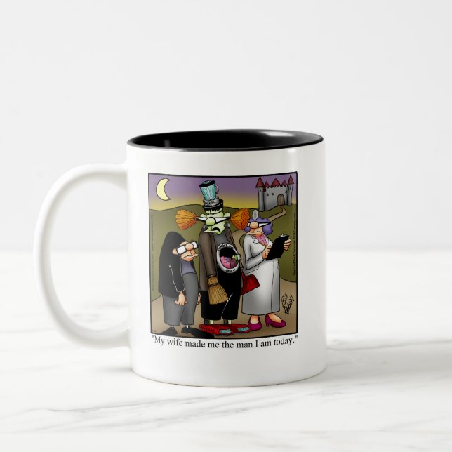 Hilarious Halloween Humour Mug "Spectickles" (Left)